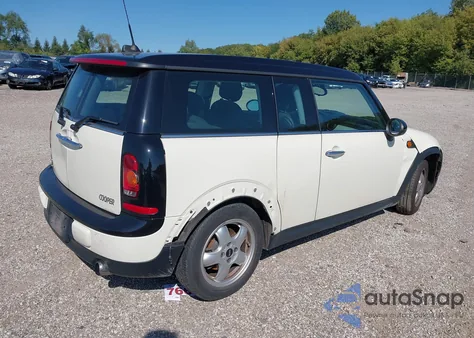 2010 Mini Cooper Clubman из США, поврежденный, VIN WMWML3C51ATX38940